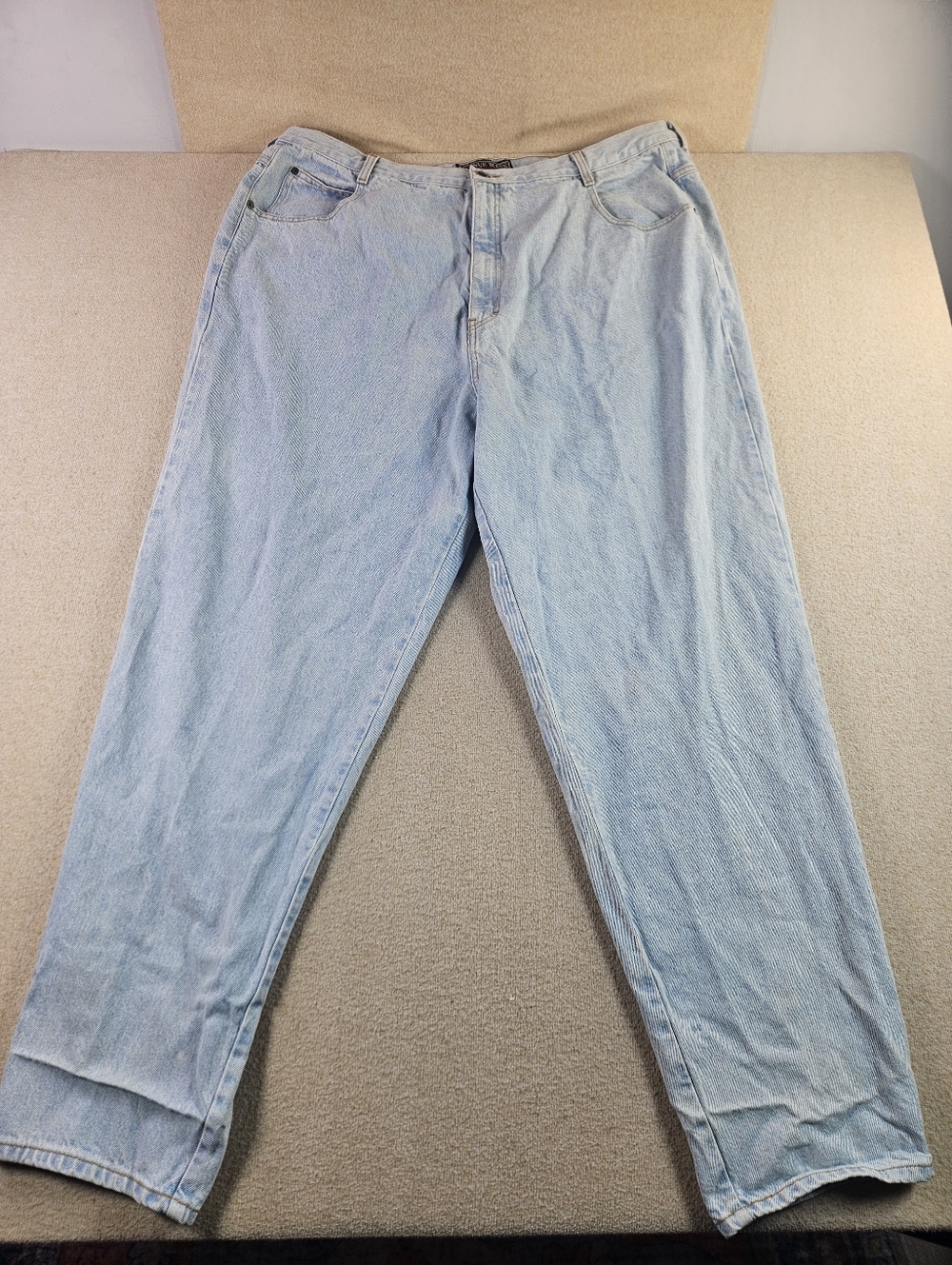 Avenue Blues Womens Jeans 26 Tall Light Wash Straight Leg Denim Cotton